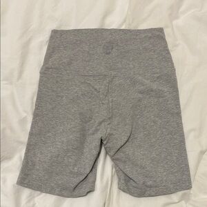 TNA Heather Gray Biker Shorts